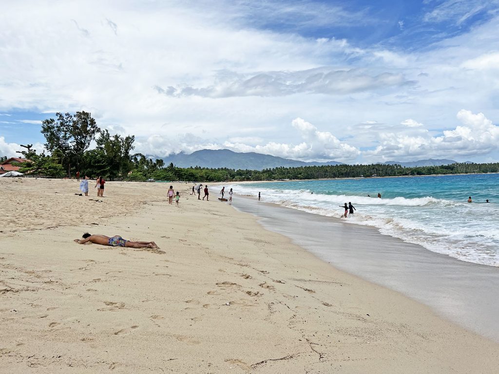 Dahican Beach in Mati City