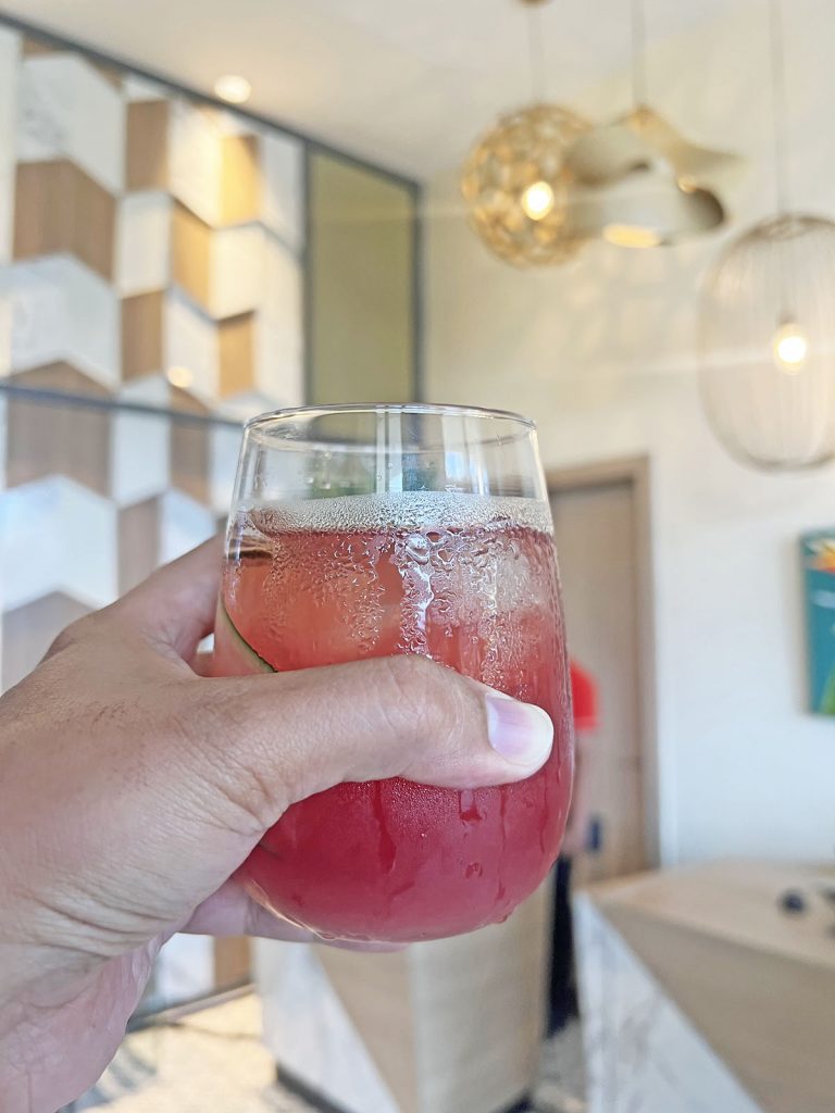 Welcome drink at Summit Hotel Greenhills