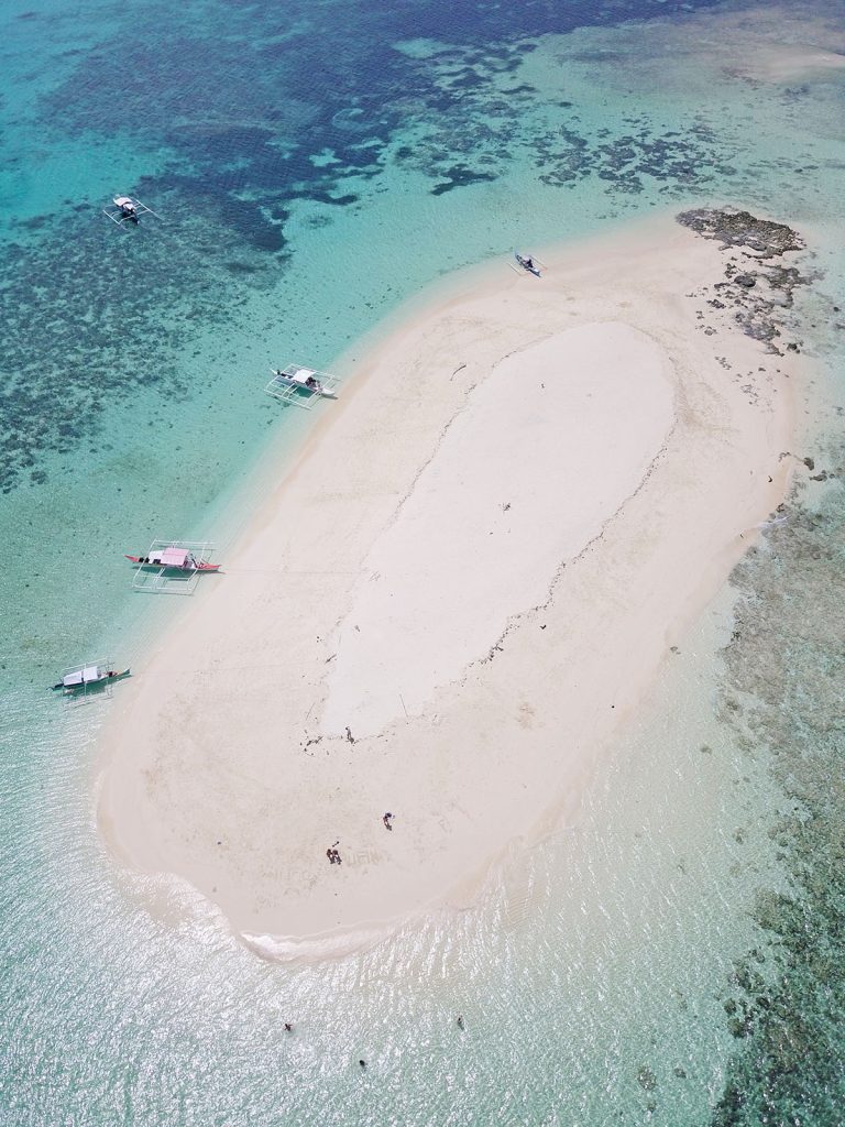 Naked Island is one of the top tourist spots in SUrigao del Norte