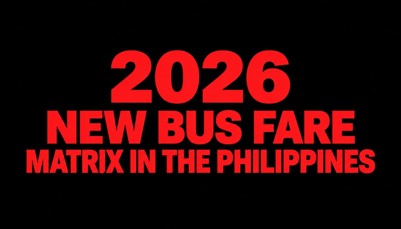 Read more about the article 2026 New Bus Fare Matrix in the Philippines