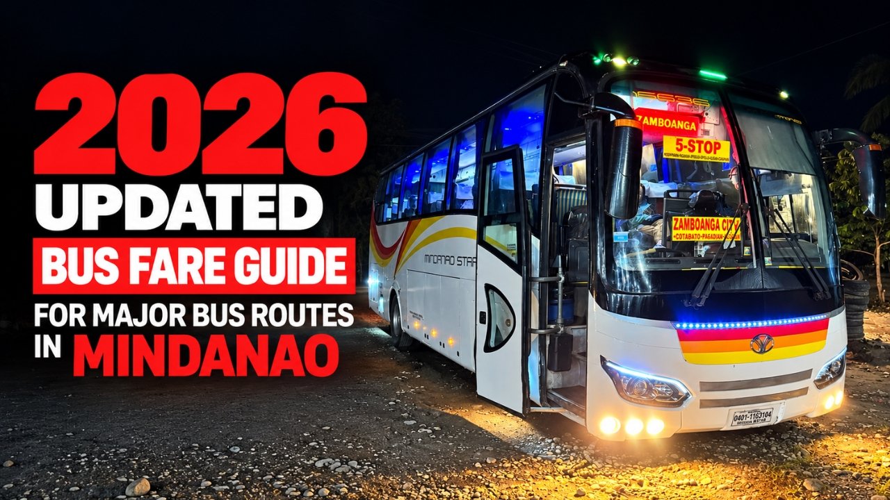 Read more about the article 2026 Updated Bus Fare Guide for Major Bus Routes in Mindanao